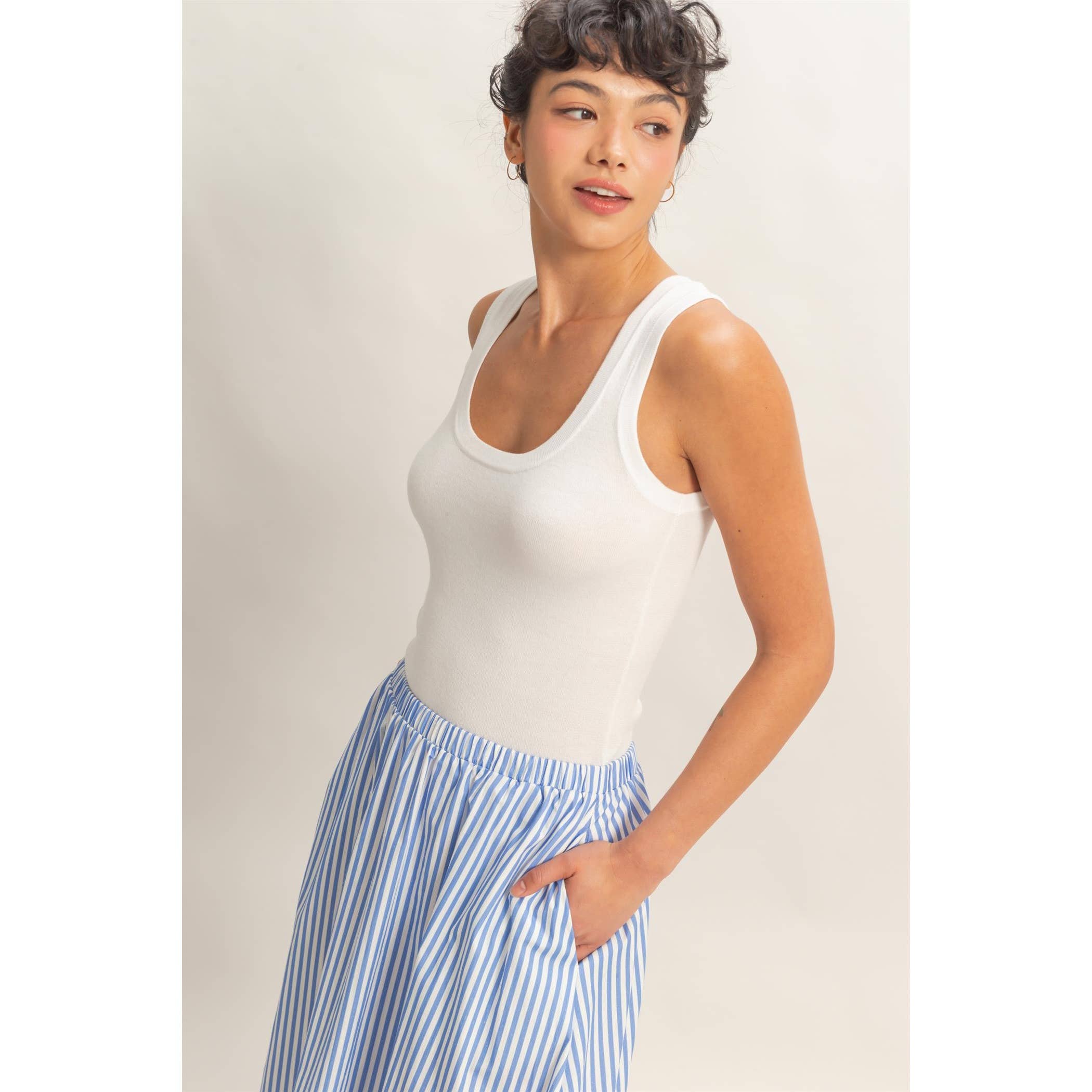 Scoop Neck Tank Top
