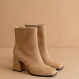 The Queens |  Almond Block Bootie