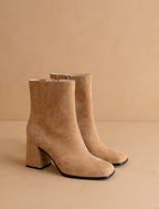 The Queens |  Almond Block Bootie