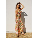 Gift of Love Asymmetrical Pleated Maxi Dress