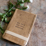 Mini "Big Ideas" Leather Journal