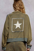 Star Patch Track Jacket