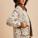 Collared Quilted Puffer Jacket