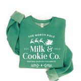"THE NORTH POLE MILK AND COOKIE CO." Sweatshirt