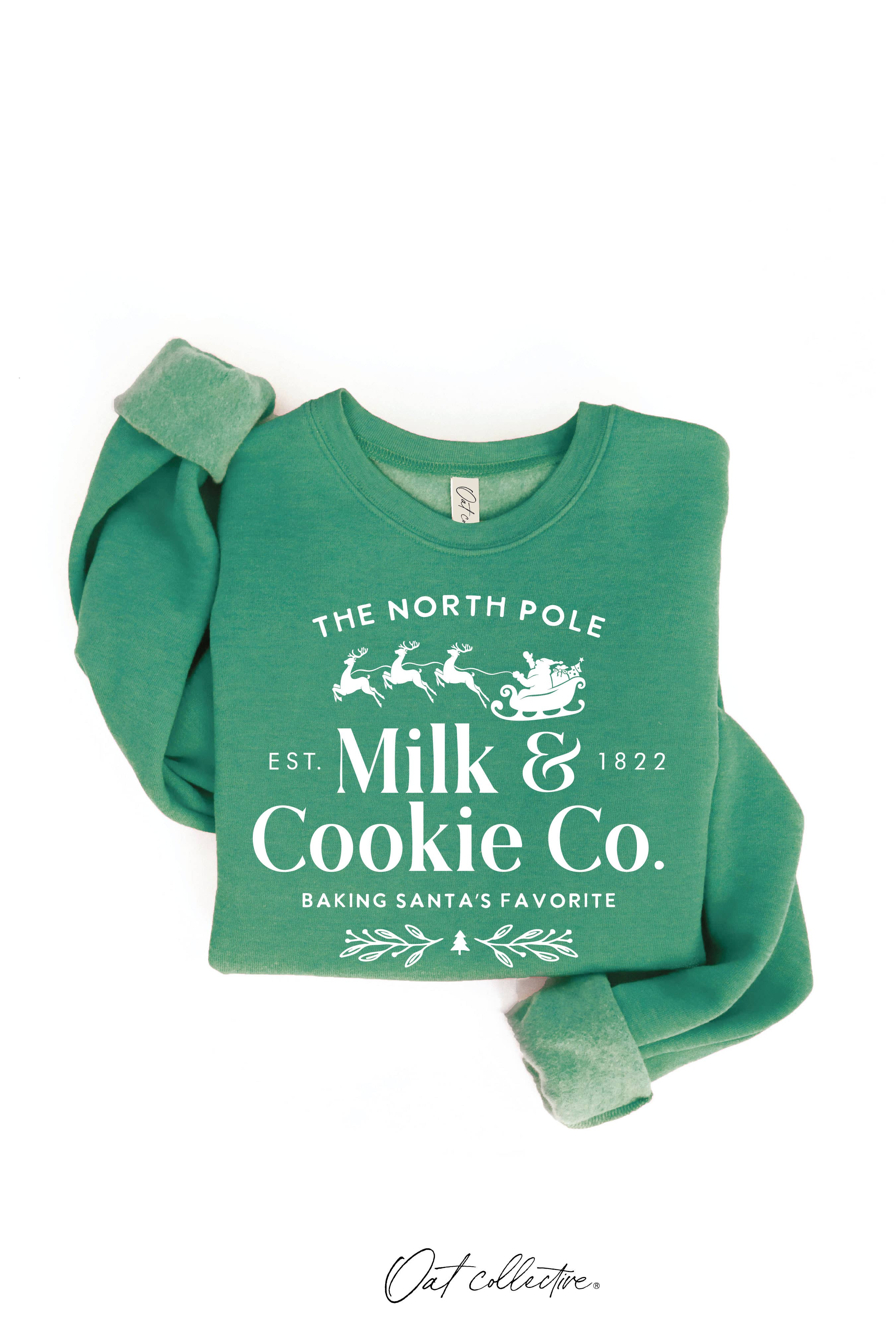 "THE NORTH POLE MILK AND COOKIE CO." Sweatshirt
