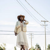 Radiate Love Pixie Duster Cropped Kimono w/ Sunrise