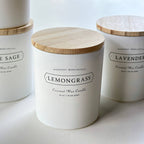 Lemongrass Coconut Wax Candle | Clove, Lime, Cedar