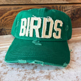 "Birds" Embroidered Cap