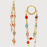 Glass Multi Layer Earring