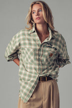 "TO DO: LOOK AT ART" Embroidered Boho Top