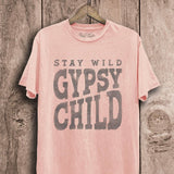 "Stay Wild Gypsy Child" Graphic Top