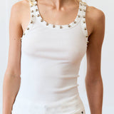 Stud Detailed Tank Top - RTK1102