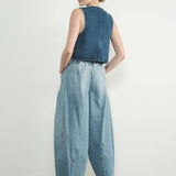 Denim Tuxedo Vest