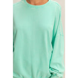 Acid Wash Oversized Sweatshirt