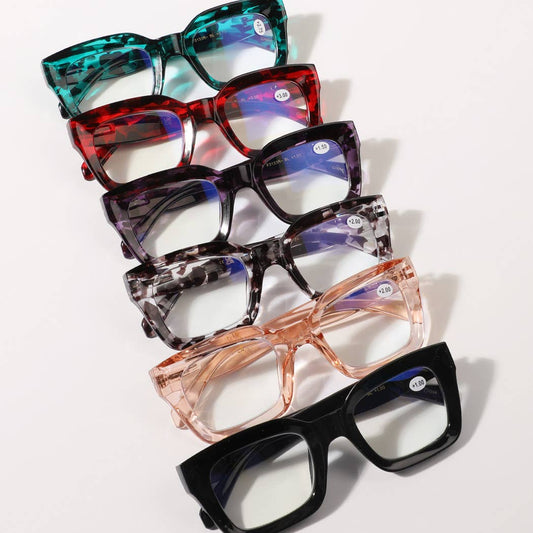 Blue Light Blocking Chunky Frame Reading Glasses