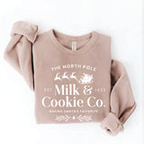 "THE NORTH POLE MILK AND COOKIE CO." Sweatshirt
