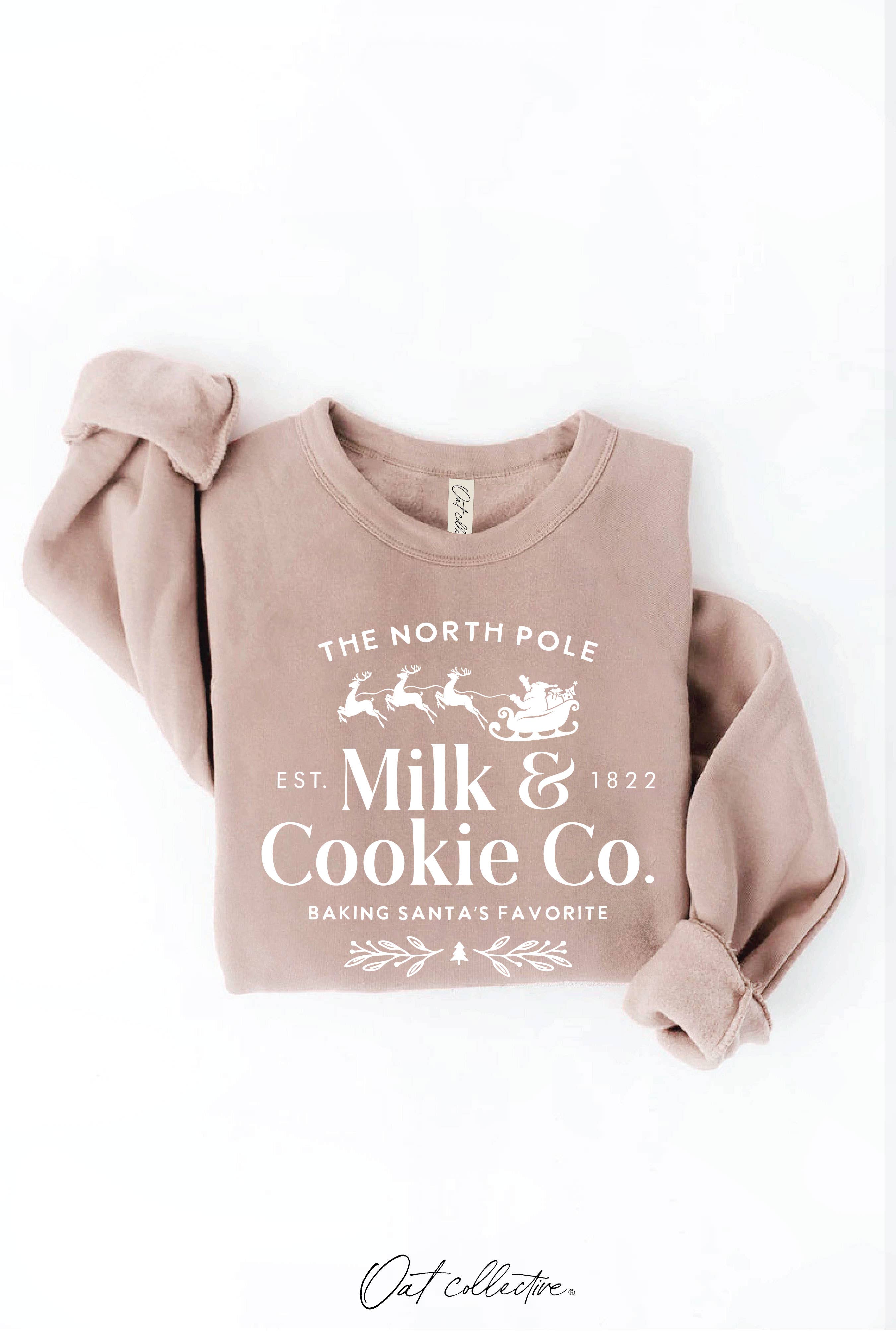 "THE NORTH POLE MILK AND COOKIE CO." Sweatshirt